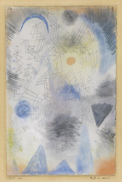 Ziele im Nebel, 1917 von Paul Klee