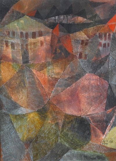 Das Hotel, 1913 von Paul Klee