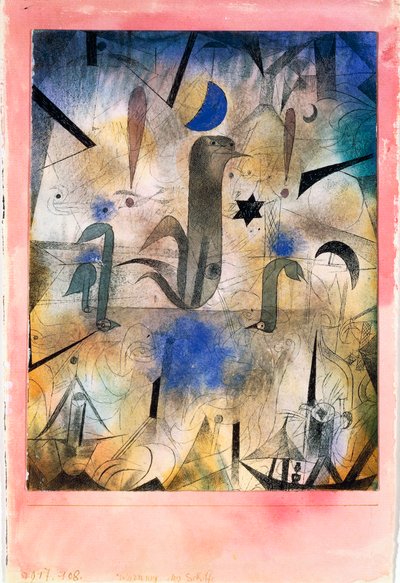 Die Sirenen der Boote von Paul Klee