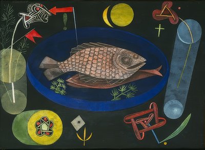 Um den Fisch. 1926 von Paul Klee
