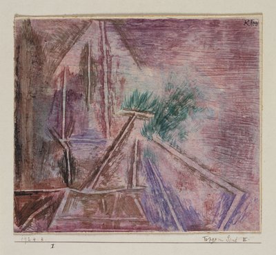 Wege im Sand II von Paul Klee