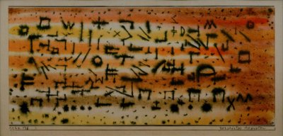 Zerstörtes Ägypten von Paul Klee