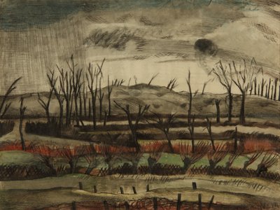 Verlassenes Landschaft, Ypernbogen von Paul Nash