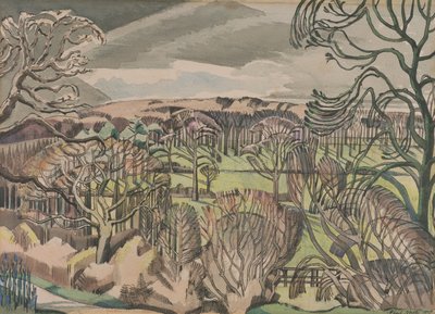 Landschaft bei Fulmer, Buckinghamshire von Paul Nash