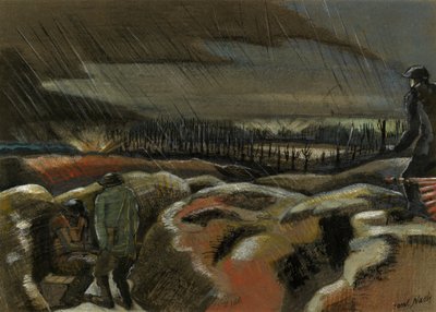 Granateinschlag, Zillebeke von Paul Nash