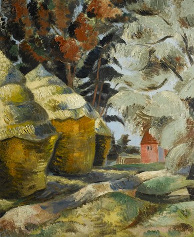 Der Stackyard, ca. 1925 von Paul Nash