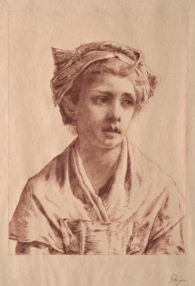 Junges Mädchen von Paul Rajon