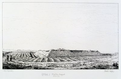 Moulin Saquet, Belagerung von Paris, 1870-1871 von Paul Roux