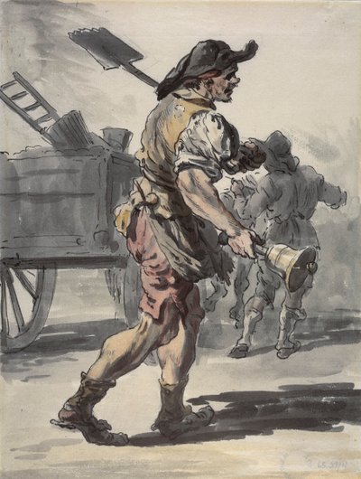 Ein Londoner Kohlenhändler, 1759 von Paul Sandby