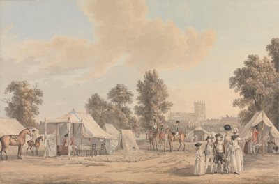 Ein Lager im St. James Park von Paul Sandby