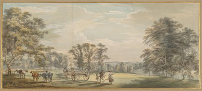 Morgendämmerung im Luton Park von Paul Sandby