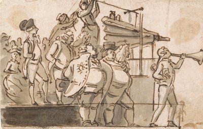 Wahlszene von Paul Sandby