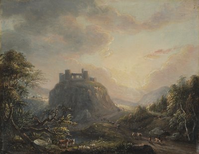 Landschaft mit Schloss von Paul Sandby