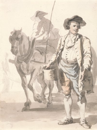 Londoner Rufe: Ein Kesselflicker und Seine Frau von Paul Sandby