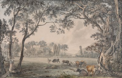 Valle Crucis Abtei, Denbighshire, 1770-79 von Paul Sandby