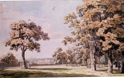 Schloss Windsor: vom Großen Park aus von Paul Sandby