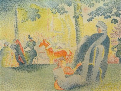 Auf den Champs-Elysées von Paul Signac