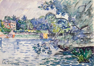 Ufer der Seine, um 1900 von Paul Signac