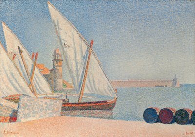 Collioure, Les Balancelles, 1887 von Paul Signac