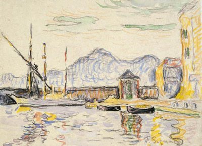 Der Hafen von Antibes von Paul Signac