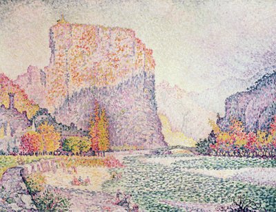 Die Klippen von Castellane, 1902 von Paul Signac