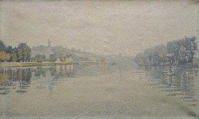 Blick auf die Seine bei Herblay, 1889 von Paul Signac