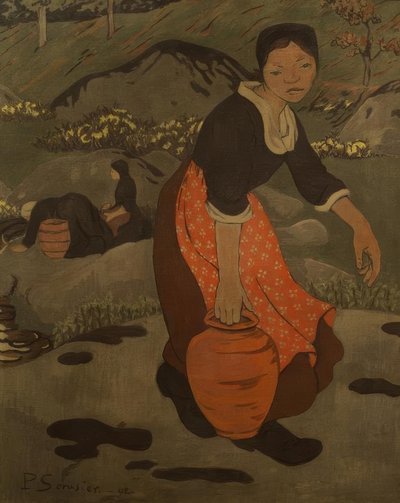 Junge Bretonin mit Krug von Paul Sérusier
