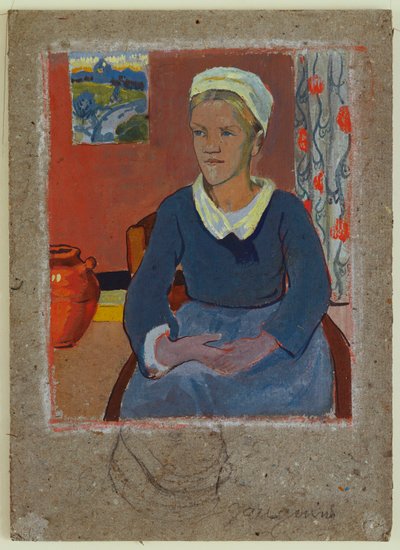 Louise oder die bretonische Dienerin, 1890 von Paul Sérusier
