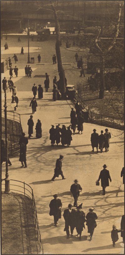 City Hall Park, New York von Paul Strand