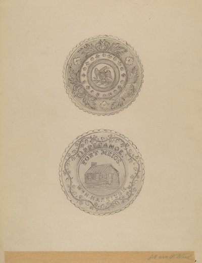 Tassenuntersetzer von Paul Ward
