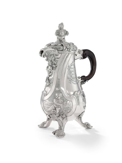 George II Kaffeekanne von Paul de Lamerie