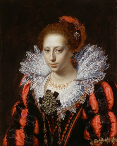 Porträt einer jungen Dame von Paulus Moreelse