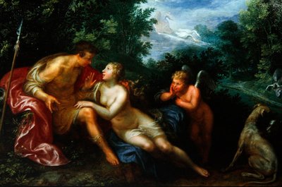 Venus und Adonis von Paulus Moreelse