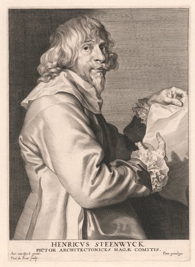 Henricus Steenwyck, Maler der Architektur in Den Haag von Paulus Pontius