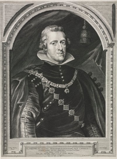 Porträt von Philipp IV. von Paulus Pontius