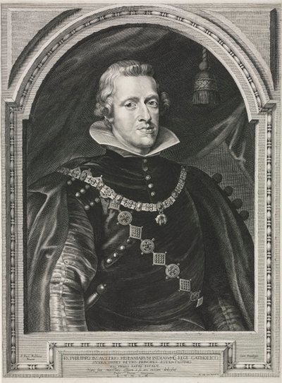 Porträt von Philipp IV. von Paulus Pontius