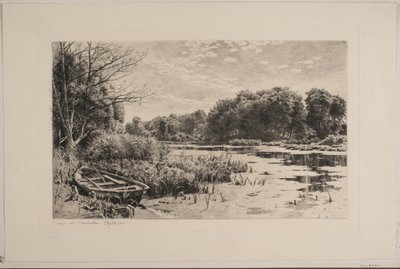 Der Teich bei Strandmøllen von Peder Monsted