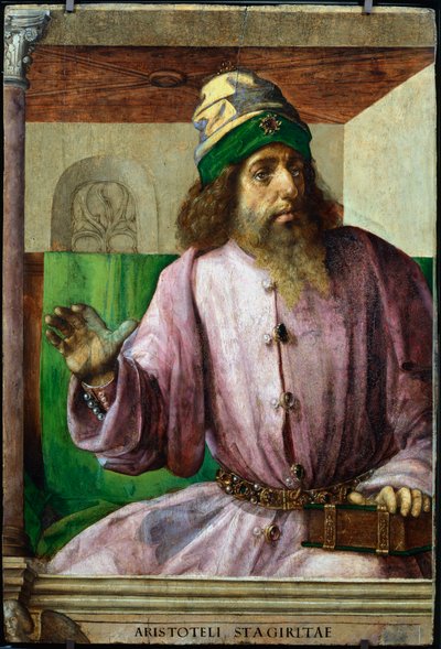 Aristoteles, antiker griechischer Philosoph und Wissenschaftler von Pedro Berruguete