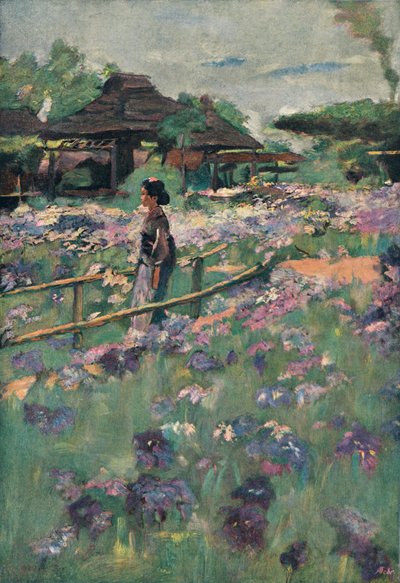 Ein Gemälde mit japanischem Thema, 1898 von Percy Sturdee