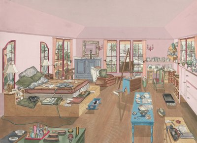 Schlafzimmer von Perkins Harnly