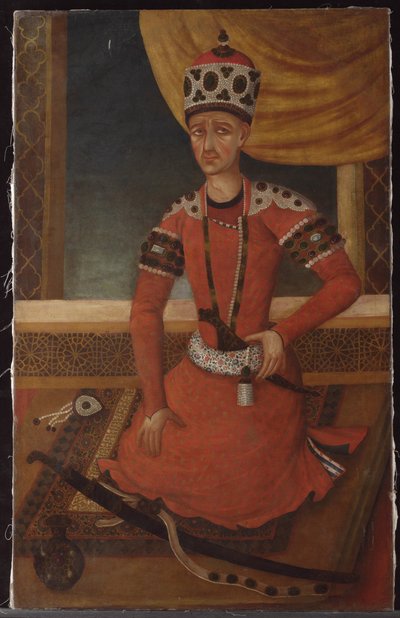 Aga Muhammad Khan Qajar, ca. 1820 von Persian School