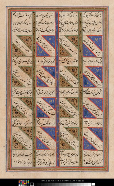 Koranblatt von Persian School