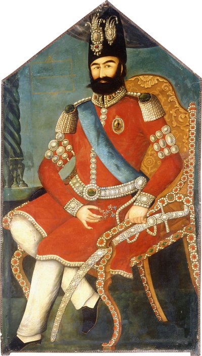 Porträt von Muhammad Shah, ca. 1850 von Persian School