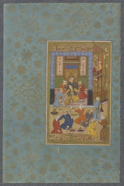 Zulaykha gefesselt von der goldenen Kette, ca. 1570-80 von Persian School