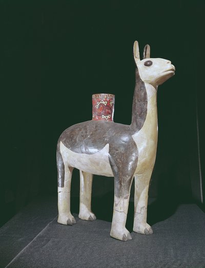 Lama-Effigie-Gefäß, Nazca-Kultur von Peruvian School