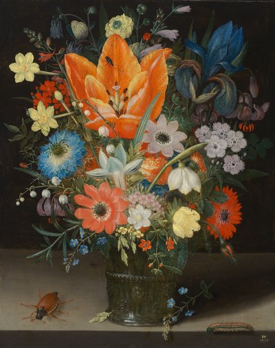 Stillleben mit Iris von Peter Binoit