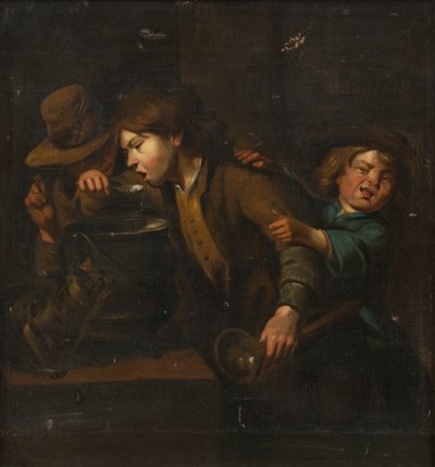 Die Jungen um den Brei von Peter Cramer
