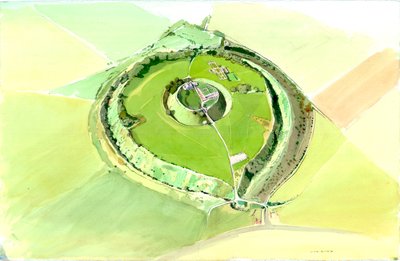 Old Sarum, ca. 2010 von Peter Dunn