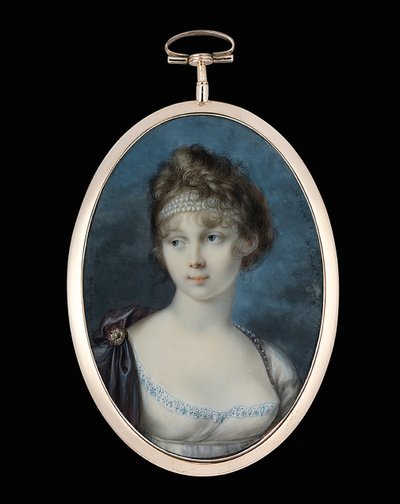 Prinzessin Sinaida Alexandrowna Belosselskaja-Beloserskaja, 1808 von Peter Eduard Stroehling