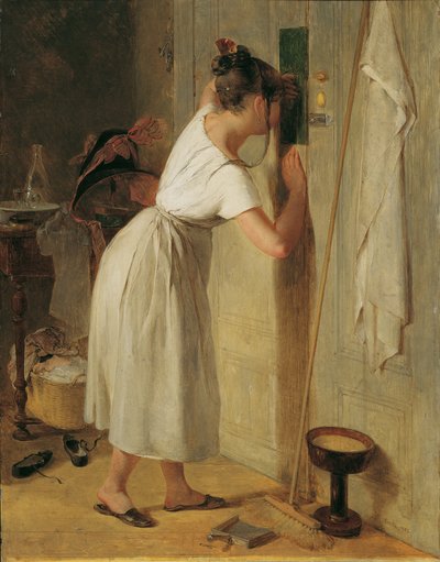 Die Lauscherin von Peter Fendi